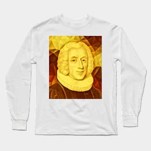 Hans Egede Golden Portrait | Hans Egede Artwork 8 Long Sleeve T-Shirt